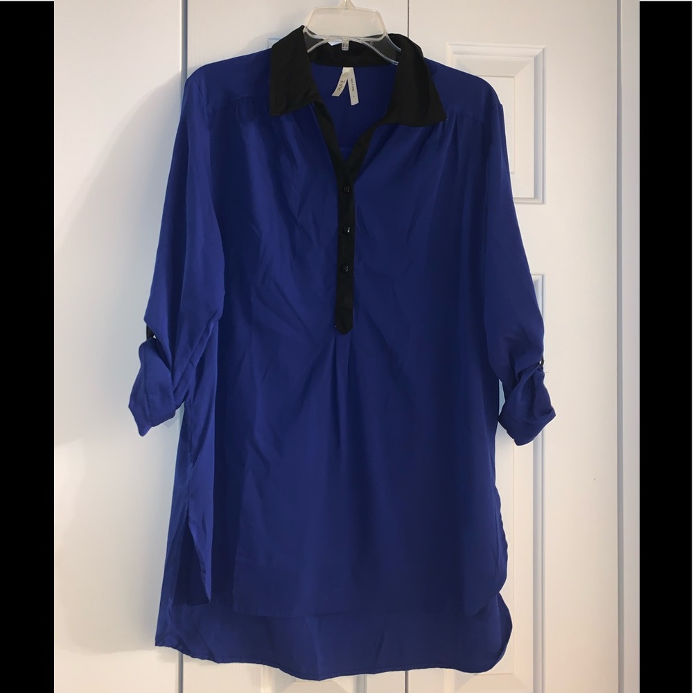 Royal blue tunic
